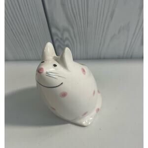 Adorable Vintage Mouse Candle Holders Polka dots MCM  Japan